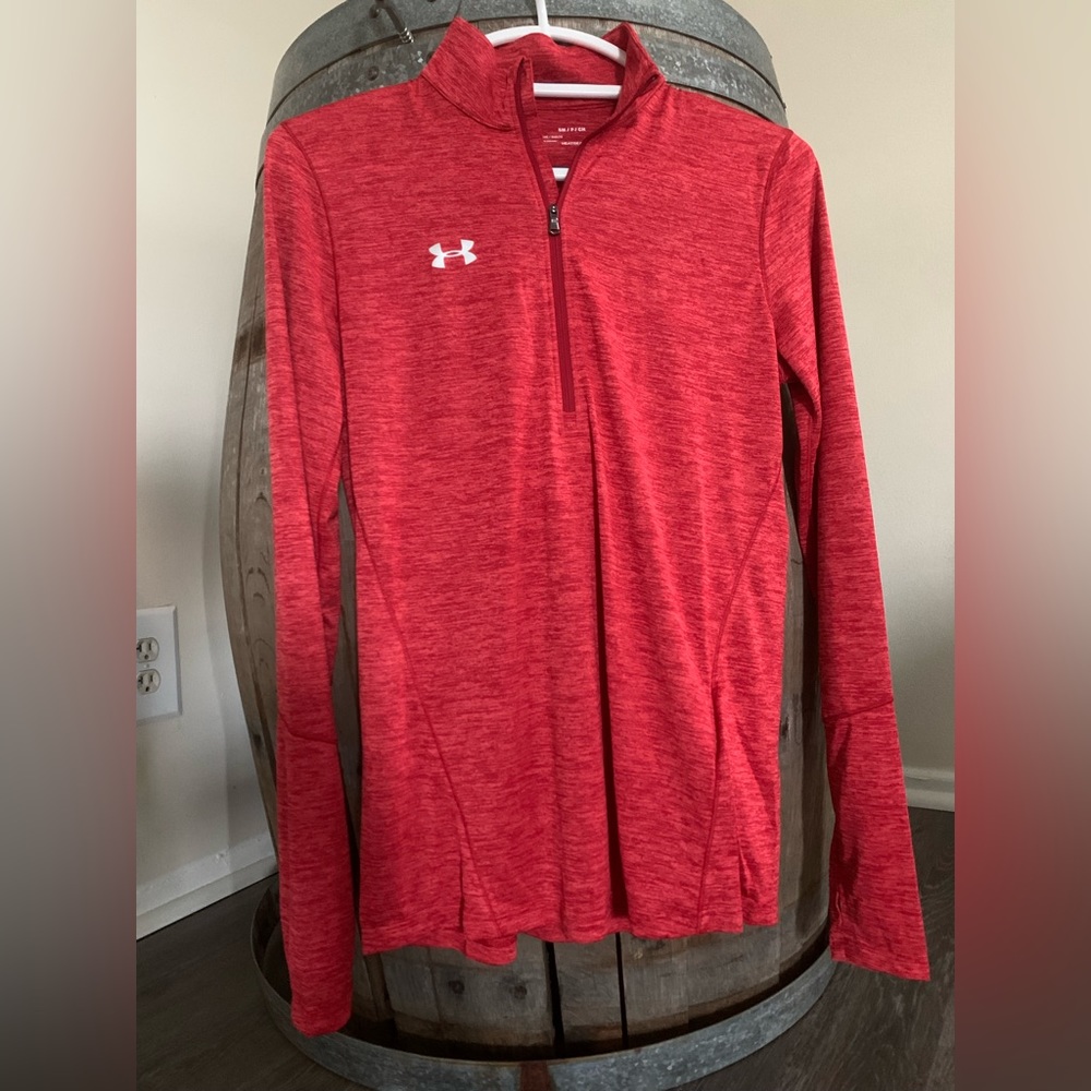 Small, Under Armour quarter zip.